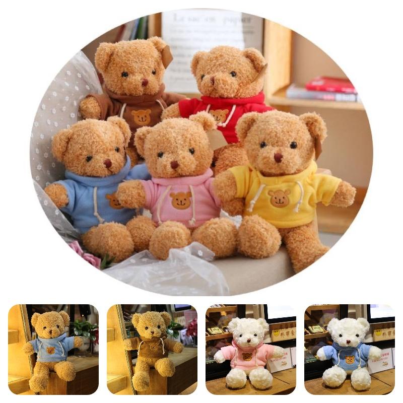 Adorable Teddy Bear Plush Doll 38cm Various Outfits Logo Tagging Ideal For Weddings And Celebrations