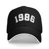 Классическая винтажная бейсболка в стиле колледжа 1986 года, 40-й день рождения, мужская, для взрослых, хип-хоп кепки, летние повседневные бейсболки