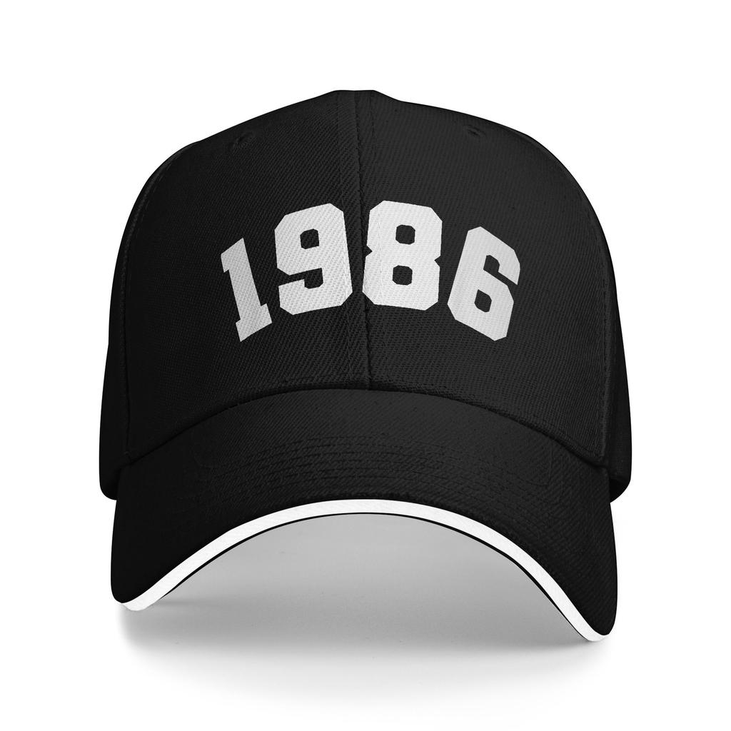Классическая бейсболка в винтажном университетском стиле 1986 года на 40-й день рождения Дизайн для взрослого мужчины Кепки в стиле хип-хо