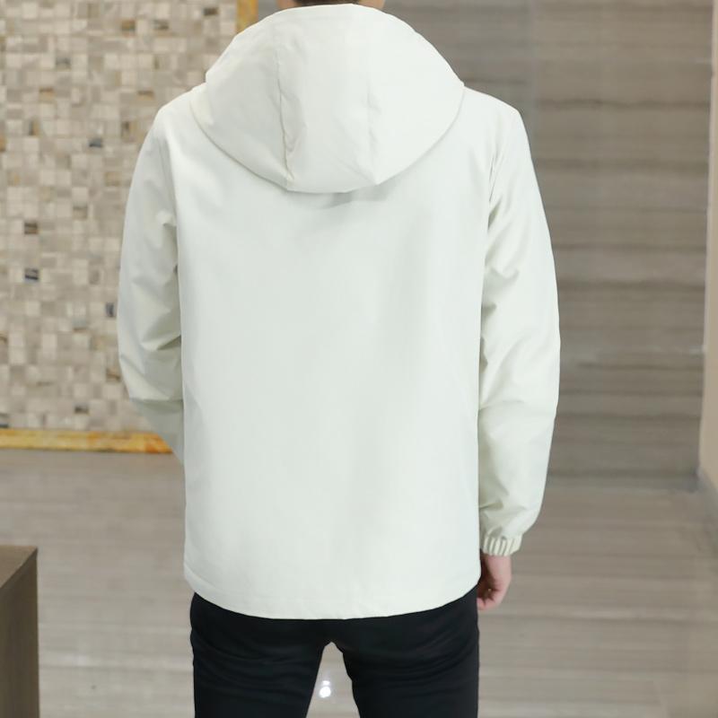 Spring Autumn Men Hooded Jacket Male Outwear Thermal Thick Warm Windbreaker Jacket Men Fashion Casual Coat