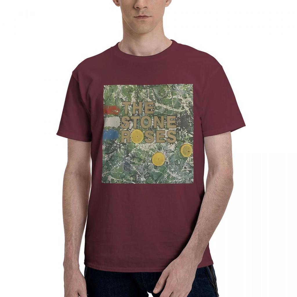 The Stone Roses 100% Хлопок Повседневная Дышащая Удобная Милая Новинка Топы И Футболки Футболка С Принтом