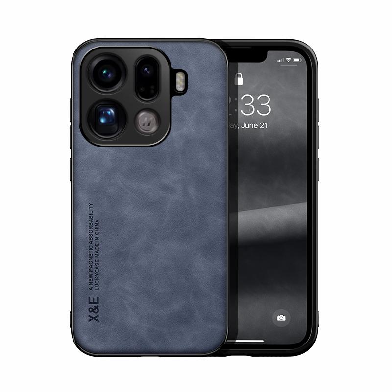 Чехол для OPPO Find X9 Pro X9 X8 X6 X5 Pro X8S X8Ultra Магнитный из ПУ-кожи + Мягкий ТПУ Ультратонкая Защита Камеры Чехол для Телефона