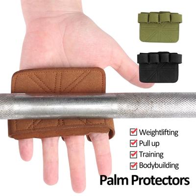 Кожаные гимнастические рукоятки Защита ладоней Аксессуары для спортзала для тренировок по кроссфиту Гири Подтягивания Тяжелая атлетика Тренировки