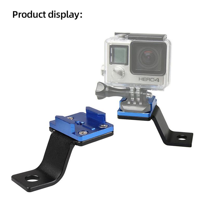 Мотоциклетный алюминиевый кронштейн для крепления, фиксированная база для велосипеда для GoPro Hero 12 11 10 9 8 insta360 X2 X3 DJI Osmo Action, аксессуары для камеры
