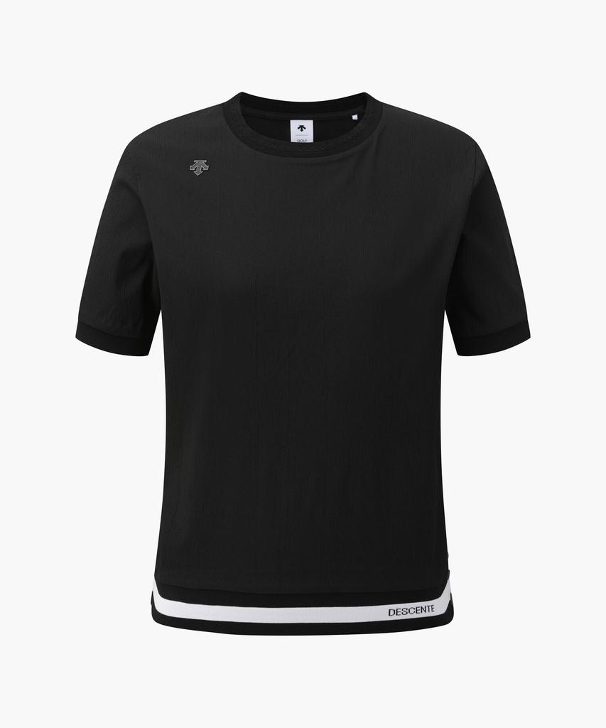DESCENTE GOLF Women'S Round Neck Blouson T-Shirt Dr22Wfns4A