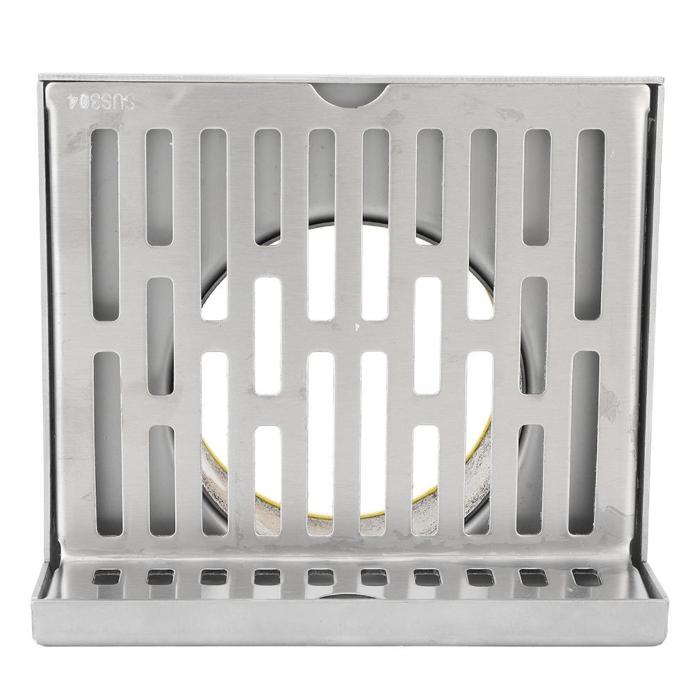 304 Stainless Steel Side Drain Right Angle Design Wall Corner Drain Commercial Use