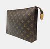 [Pre-Owned] Toiletry Pouch 26 Classic Monogram Canvas And Leather Wash Bag - Very Good #BYHCFA