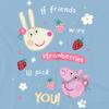Peppa Pig Childrens/Kids Friends Strawberry T-Shirt