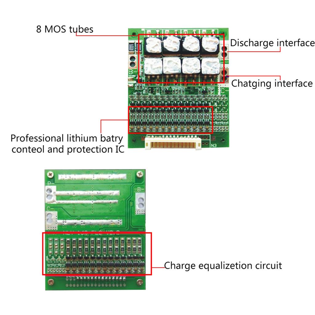 Lithium Battery for Protection Board With Balance Function BMS PCB for Protectio