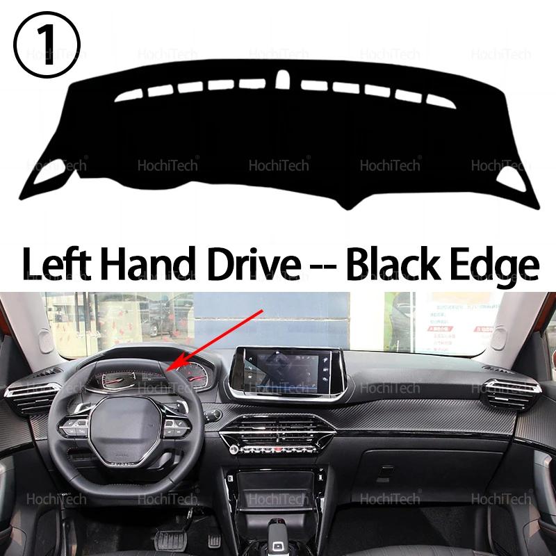 Dashboard Cover Board Anti-Slip Mat Protect Pad Car Sunshade Carpet Rug For Peugeot 2008 E-2008 208 E208 GT 2019-2022