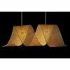 Suspension en Bambou - Marron Clair - 90 x 30 x 30 cm - Design Ethnique - 250 V