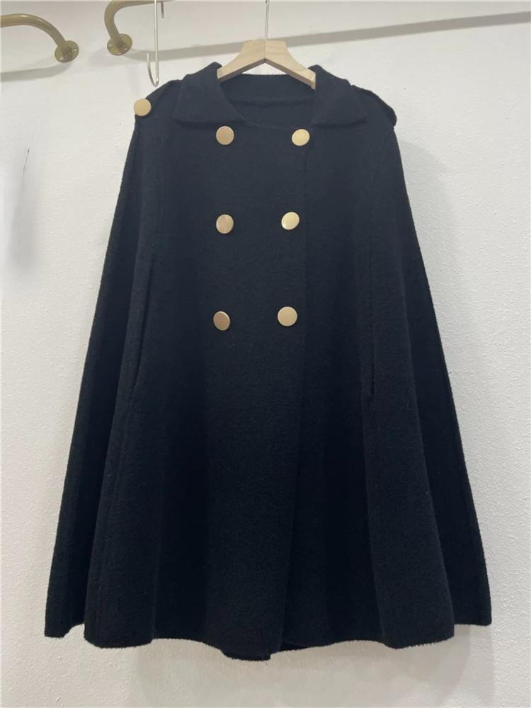 2024 Winter Warm Elegant Fur Coats Women Button Patchwork Vintage Loose Jacket Female Korean Fashion Designer Casual Outwear Coat New