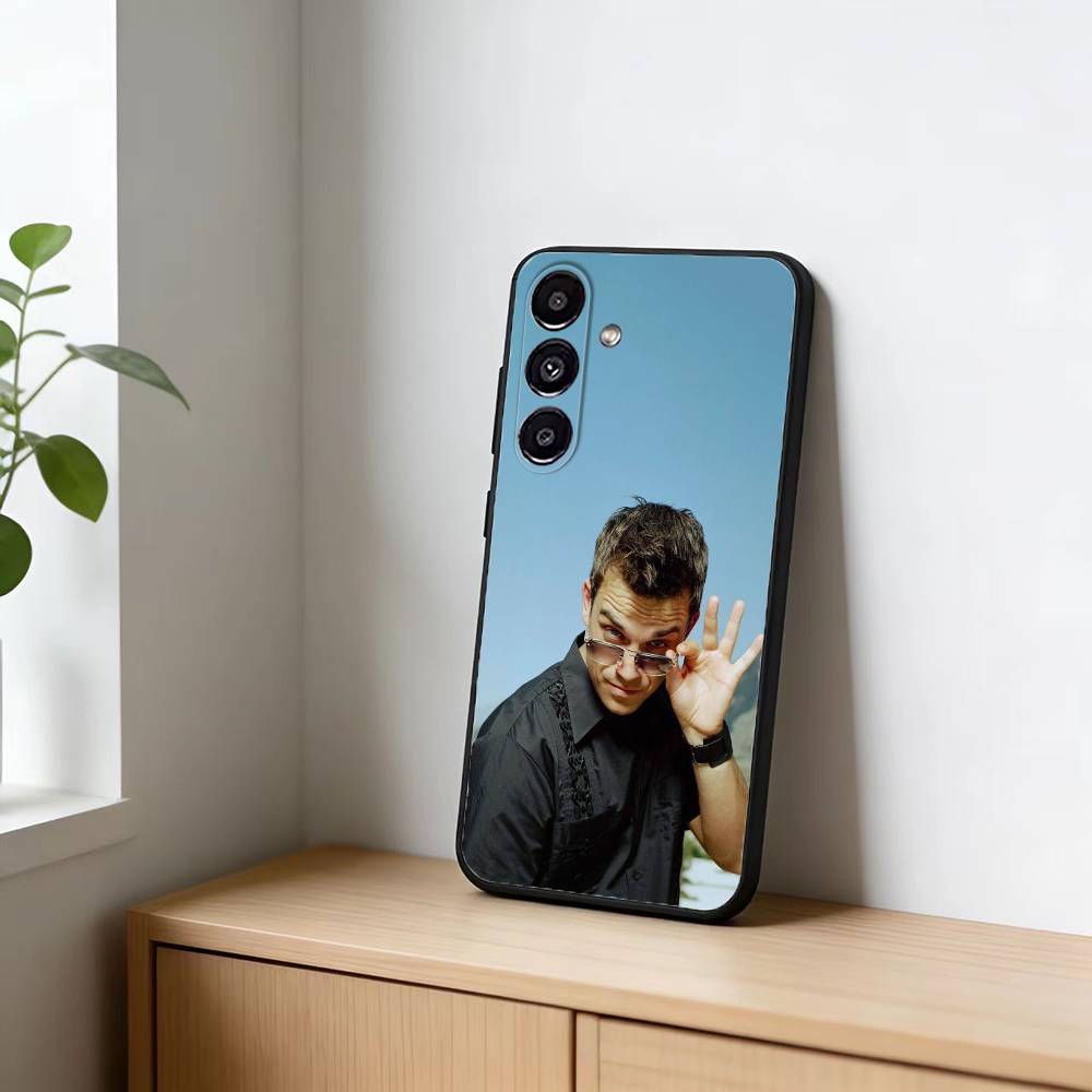 Robbie Williams Phone Case For Samsung Galaxy A13,21s,22,31,32,52,53,71,72,73,Soft Black Cover