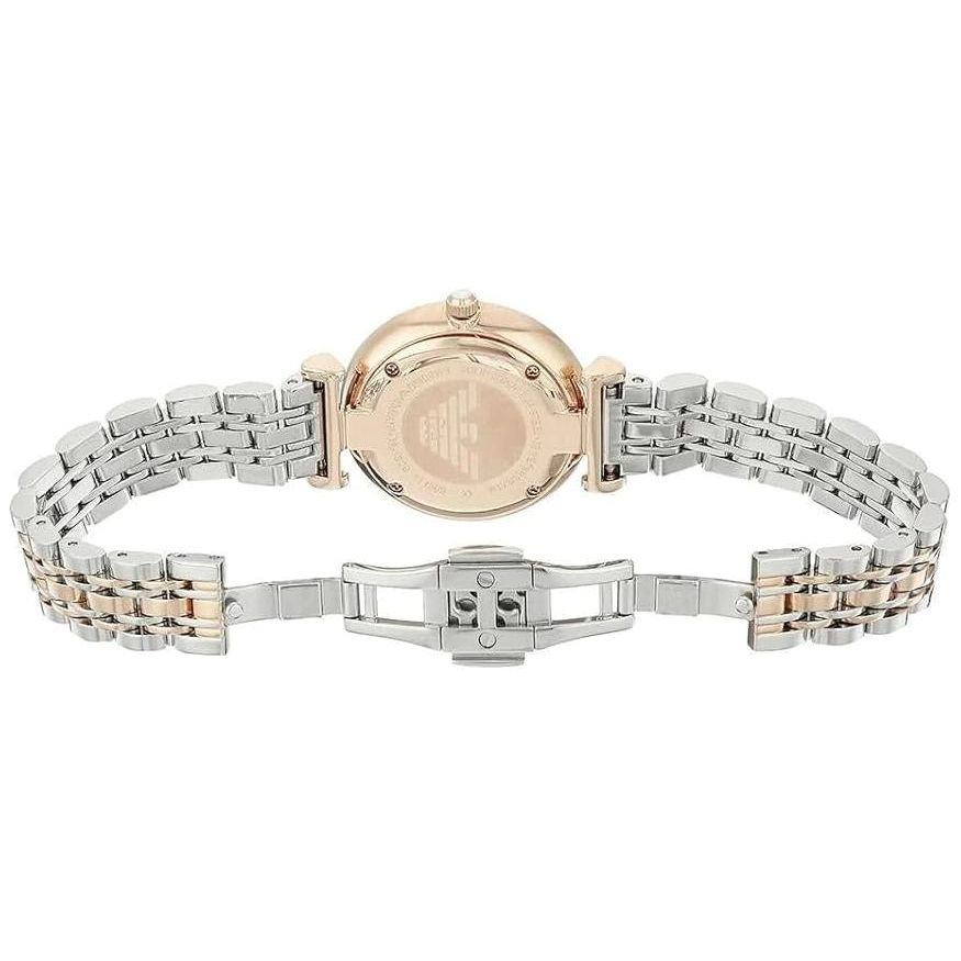 Emporio Armani Watch Quartz Movement Stainless Steel Strap 32Mm White Dial Fashion Casual 30M Water Resistant Women watches AR1926-1