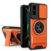 KEYSION Магнитный чехол для телефона для Infinix GT 30 30 Pro 5G Защита камеры со сдвижной крышкой Вертикальная подставка Кольцо 360 Ударопрочная задняя крышка