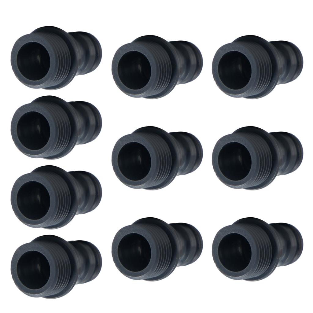 10Pcs Outside Tap Connector Hose Adapter 1/2inch Male Threaded Faucet for Garden Outdoor Hosepipe Fittings Connectors