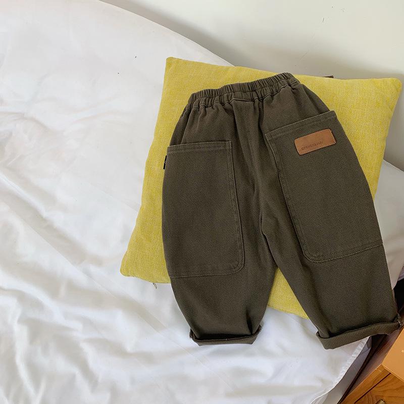 Повседневные детские модные осенние комбинезоны свободного кроя от Tong Chenchen