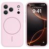 Жидкий силиконовый чехол для IPhone 17, матовый, с магнитной зарядкой, полноразмерный, ударопрочный, мягкий чехол для Apple 16