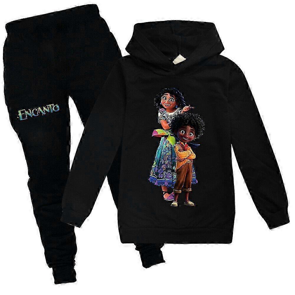 Kids Encanto Mirabel Antonio Print Casual Tracksuit Sets