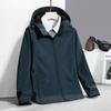 New Soft Shell Outdoor Jacket for Men and Women, Autumn and Winter Solid Color Single-sided Fleece Jacket