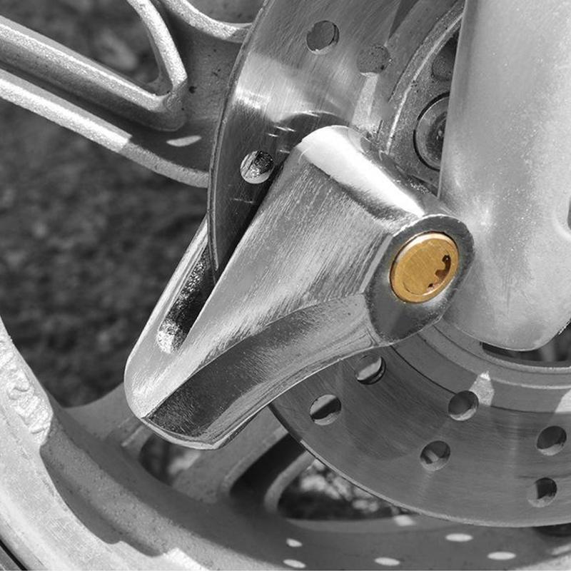 Универсальный мотоциклетный противоугонный замок на тормозной диск, стальной портативный замок безопасности, замки для колес скутера/велосипеда, мотоаксессуары 1 шт.