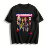 Модная графическая футболка Team Bratz Мотокросс Страсть к моде Стиль Y2K Повседневный топ с коротким рукавом для женщин Хлопковая футболка