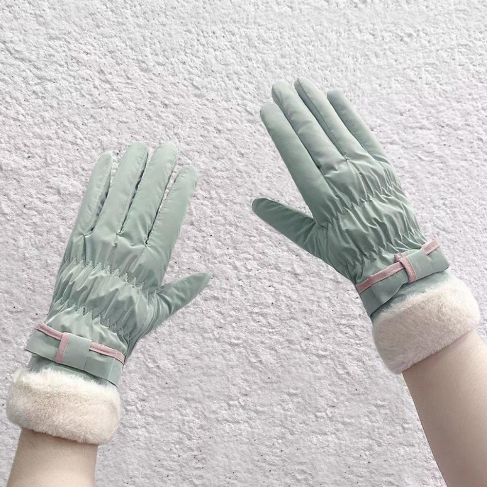 Fashion Snow Ski Gloves Anti-skid Full Finger Gloves New Touch Screen Gloves