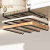 Cutting Board Organizer Storage Rack Strong Load-bearing Metal Cutting Board Organizer Space Saving Under-Shelf Chopping Board Holder
