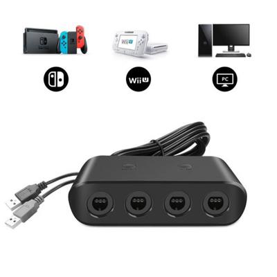 GC в WIIU / ПК / коммутатор 3 в 1 конвертер NGC Conversion Box Последовательная отправка Plug and Play без драйвера