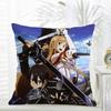 SAO Sword Art Online Чехол на подушку Ежедневная стирка Льняной наволочка Мягкий для Дивана Кровати Декор Домашней Комнаты