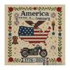 US 250th Anniversary Cross Stitch Kit DIY Needlepoint Starter Patriotic Commemorative Embroidery Pattern Keepsake Gift for Beginners Veterans Military