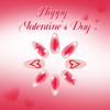 Sweet Heart Star Glossy Medium Almond Fake Nails 24Pcs Valentine's Day Blush Ombre Women's Press On Nails