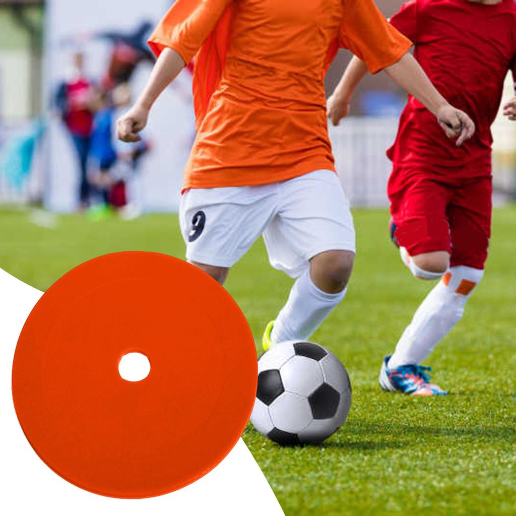 Football Training Mark Plate Non-slip Training Vibrant Color Soccer Training Obstacle Round Disc Football Sports
