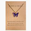 Women Butterfly Necklace Korea Style New Butterfly Pendant Necklace Gift for Girl Cute Lovely Neck Fashion Jewelry Gift for Girl