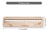 Children Learning Ruler Wood Reading Ruler Wood Drawing Ruler for Kids Students Reading Measuring Classroom Learning Aid