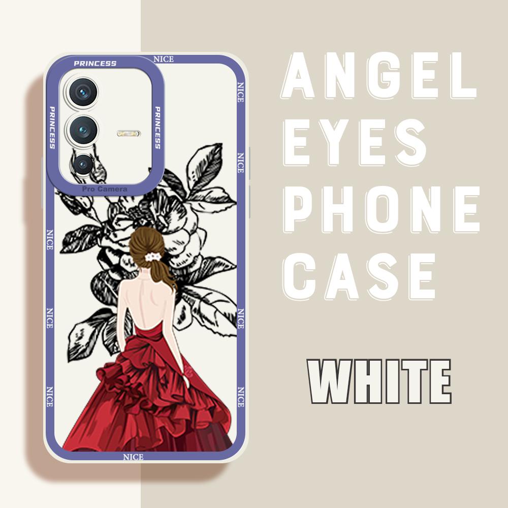 Чехол для телефона Мягкий резиновый корпус из ТПУ для мобильного телефона Полное покрытие Защита камеры Дизайн Противоударный чехол для Vivo