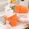 Carrot Rabbit Transformation Doll Plush Toy Carrot Doll Girls Accompany Soothing Doll