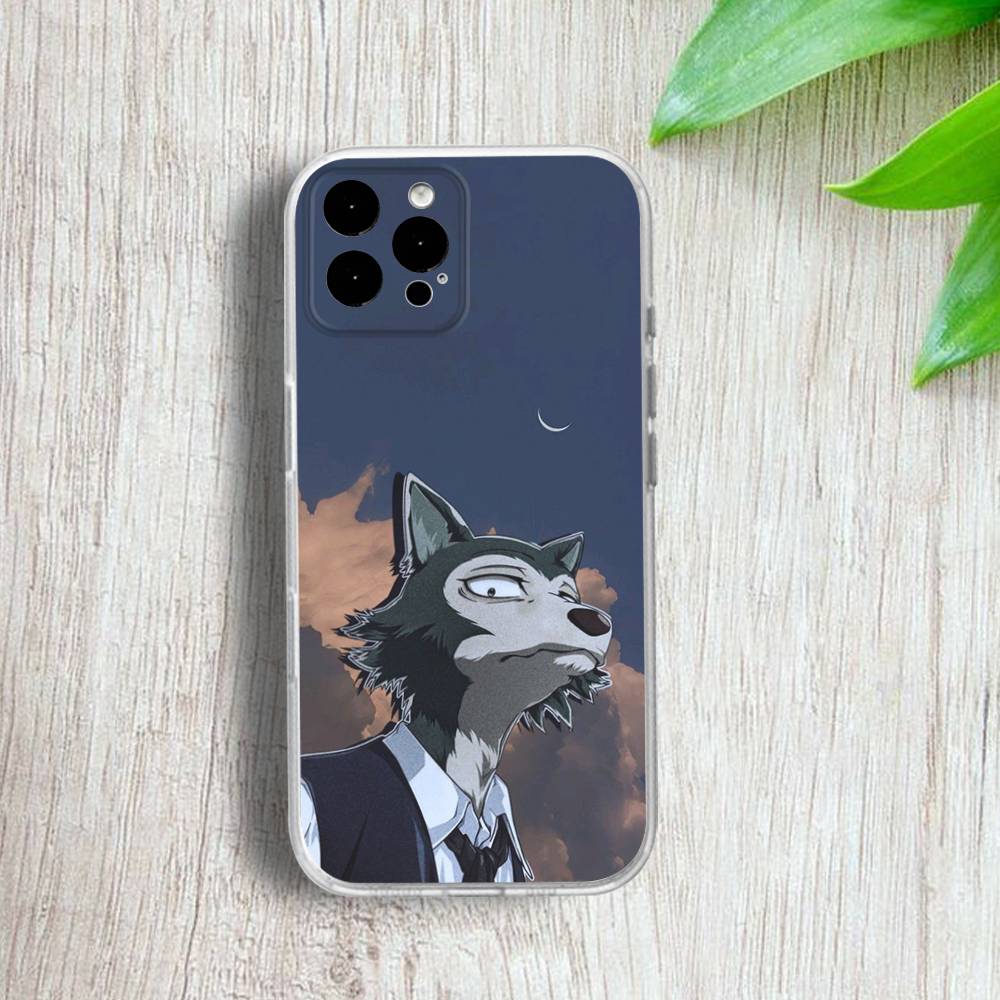 C-Cute B-Beastars Аниме Чехол для телефона для iPhone 17,16,15,14,13,12,11 Pro,Max,Plus,X,XS,XR,SE4,E Mini Прозрачный Мягкий Чехол