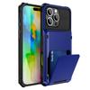 Кошелек-чехол с отделениями для карт для iPhone 16 15 14 13 11 12 Pro Max 13 Mini Чехол-слайдер Бронированный кошелек Держатель для карт Ударопрочные чехлы