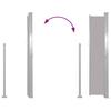 Retractable Side Awning 160 x 300 cm Gray