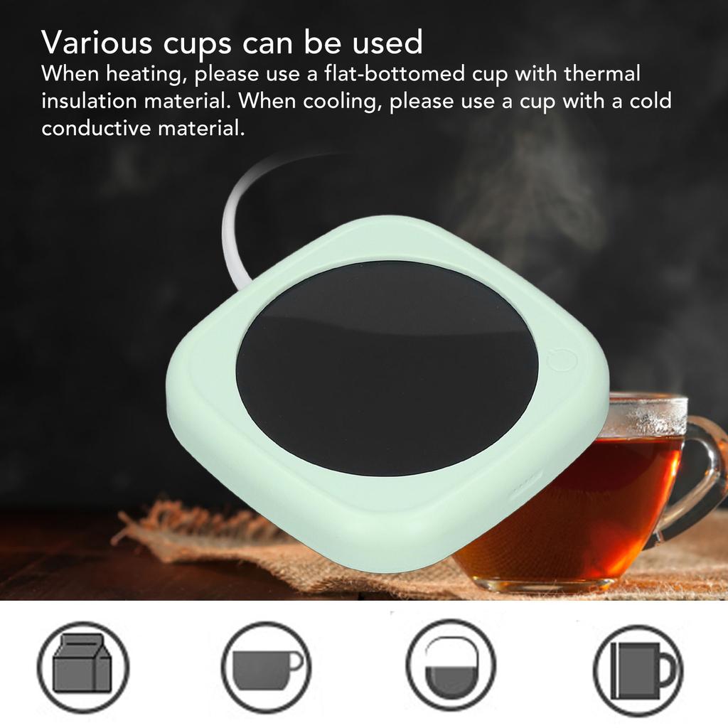 Beverage Heater Coffee Mug Warmer Constant Temperature Electric Cup Heating Plate for Home Office Travelling Electric Cup Warmer