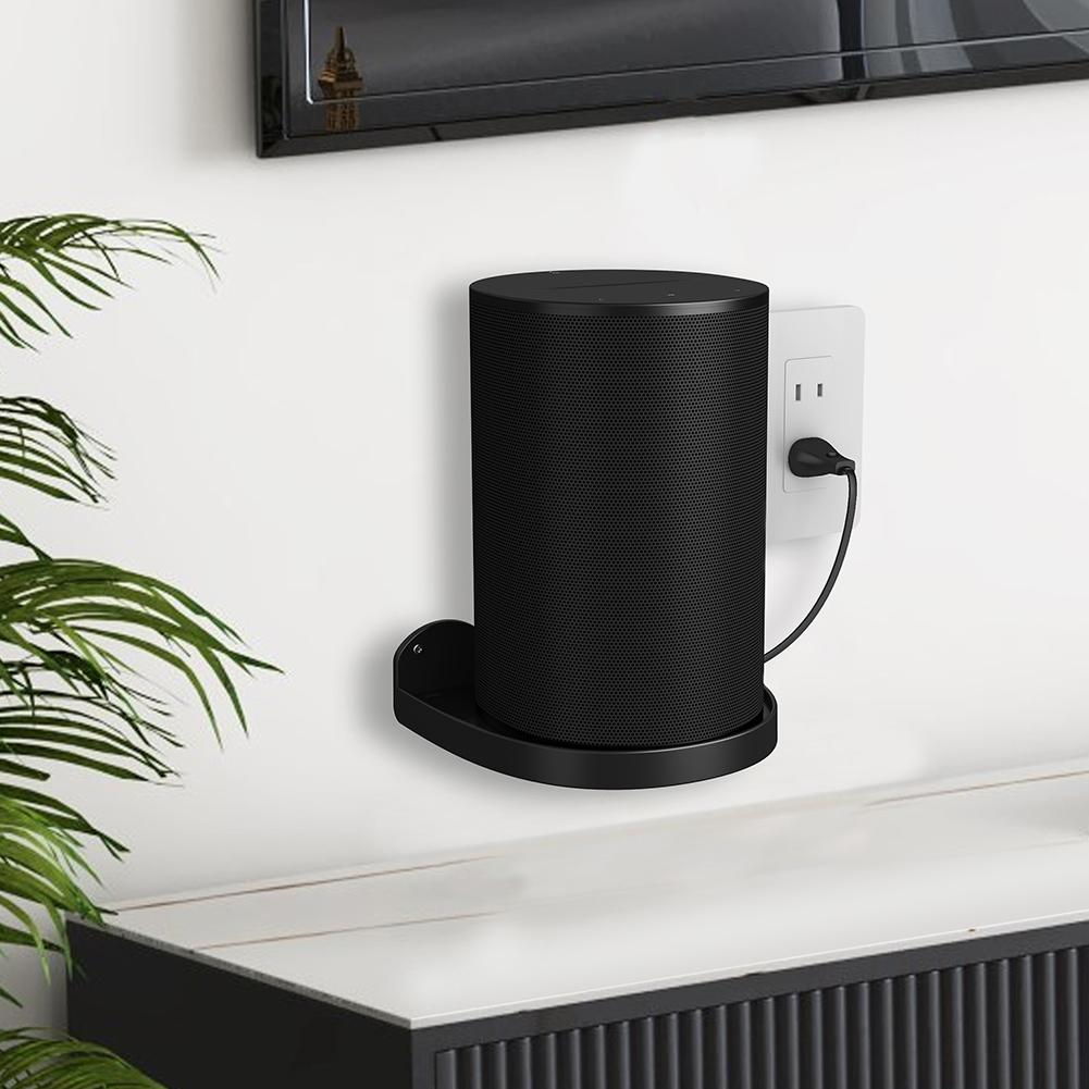 Wall Mounted Speaker Stands Reserved Charging Port Speaker Wall Holder Built-in Cable Management Compatible with Sonos Era 100