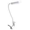 Светодиодный рабочий светильник Gooseneck Silver C Clamp LED 21W Dimmable Machine Tool Work Light Aluminum Gooseneck