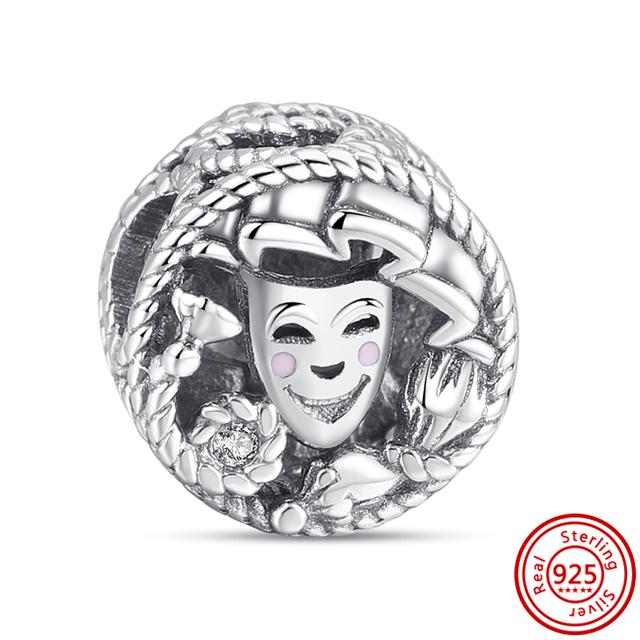 Новые туфли из серебра 925 пробы с сердечком на высоком каблуке с изображением животных, бусины, подходят для браслета-подвески, женские модные ювелирные изделия, изготовление