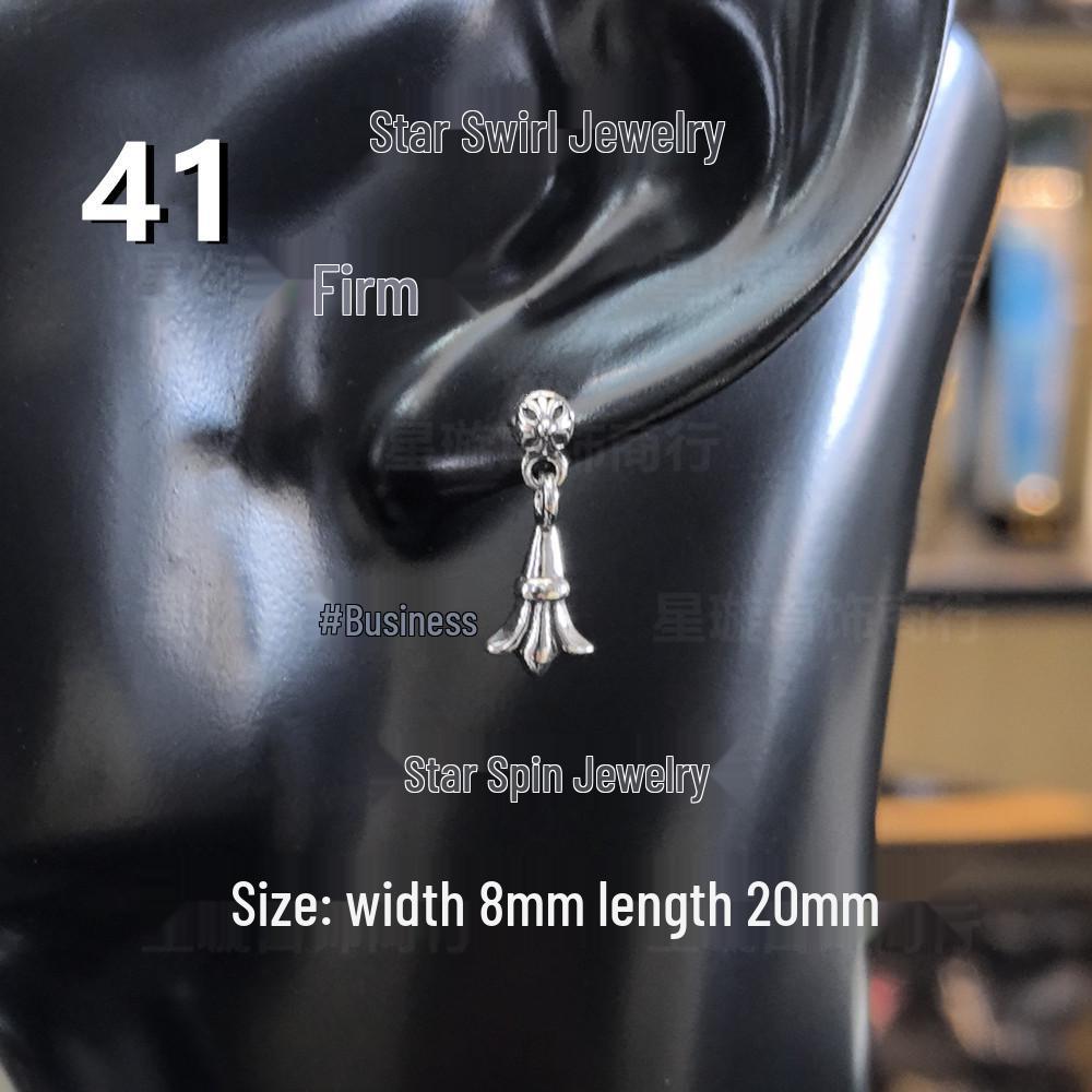 Новые висячие серьги G-Dragon с цветными бриллиантами для мужчин и женщин, белая медь, тайское серебро, серебряная игла s925