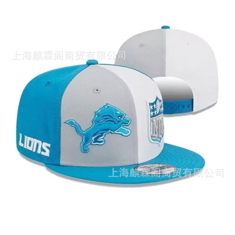 Unisex Embroidered Flat Brim Baseball Cap NFL Team Style Outdoor Sun Hat
