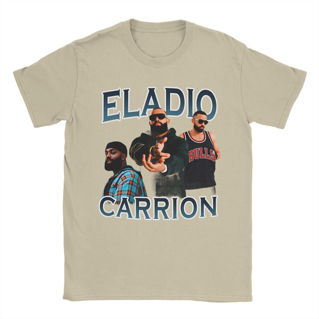Oversized T Shirt Summer Rapper Eladio Carrion Hip Hop TShirts Cotton Tshirt for Couple Y2K Casual Cheap Short Sleeve Clothes