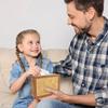 Reusable Coin Tray Storage Case Wooden Money Storage Bank Crafts Money Saving Box  Children Gifts