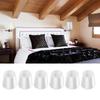 6PCS Barrel Shape Wall Light Chandelier Fabric Light Fixture Pendant Lamp Shade  Home Decoration