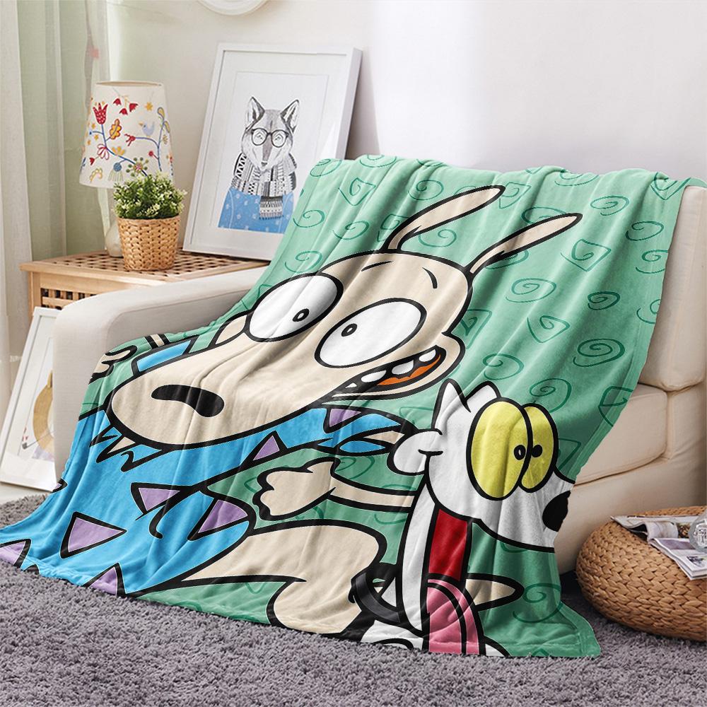 Rocko Flannel Blanket, High quality Comfortable for All Seasons, Home Decor, Warmth and Comfort